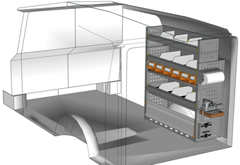 Wyposażenie samochodów dostawczych Vito VT 1012 01