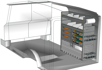 Wyposażenie samochodów dostawczych Vito VT 1012 02