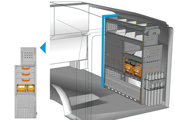 Wyposażenie samochodów dostawczych Vito VT 1012 05