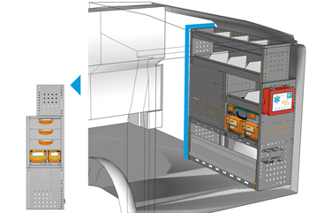 Wyposażenie samochodów dostawczych Vito VT 1012 25