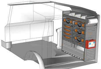 Wyposażenie samochodów dostawczych Vito VT 1012 M1