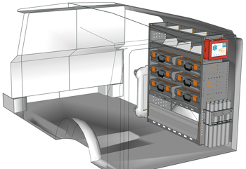 Wyposażenie samochodów dostawczych Vito VT 1012 M6