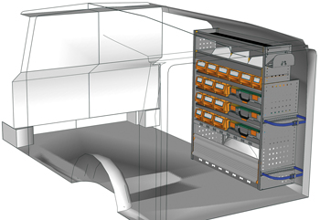 Wyposażenie samochodów dostawczych Vito VT 1012 P5
