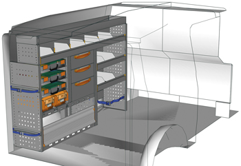 Wyposażenie samochodów dostawczych Vito VT 1712 06