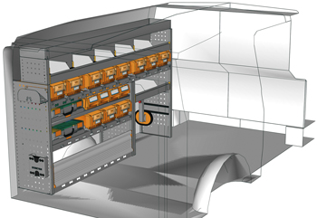 Wyposażenie samochodów dostawczych Vito VT 1912 P2