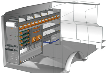 Wyposażenie samochodów dostawczych Vito VT 2012 10