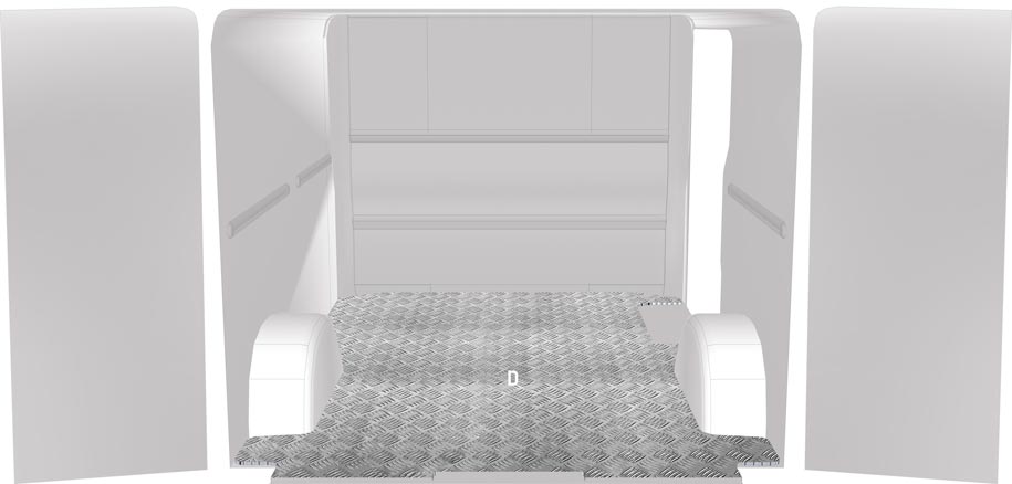 Plancher Ford Custom - Aluminium Floor