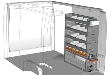 Przykładowa zabudowa do NV400 / Interstar MA 1014 01