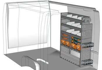 Przykładowa zabudowa do NV400 / Interstar MA 1014 02