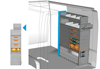 Przykładowa zabudowa do NV400 / Interstar MA 1014 10