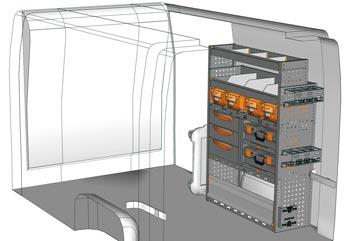 Przykładowa zabudowa do NV400 / Interstar MA 1014 M2