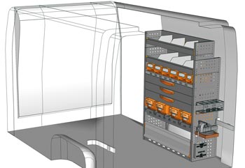 Przykładowa zabudowa do NV400 / Interstar MA-1014-P2