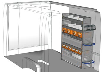 Przykładowa zabudowa do NV400 / Interstar MA-1014-P3