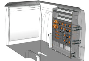 Przykładowa zabudowa do NV400 / Interstar MA 1217 M2