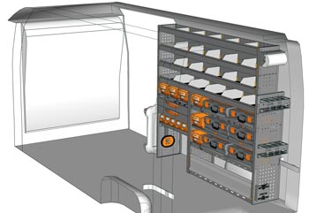 Przykładowa zabudowa do NV400 / Interstar MA 1917 M2