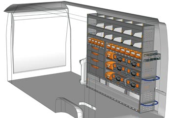 Przykładowa zabudowa do NV400 / Interstar MA 1917 M3