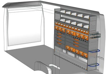 Przykładowa zabudowa do NV400 / Interstar MA 1917 P1