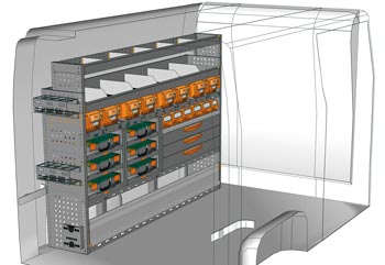 Przykładowa zabudowa do NV400 / Interstar MA-2014-P1