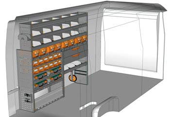 Przykładowa zabudowa do NV400 / Interstar MA 2017 P2