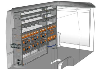 Przykładowa zabudowa do NV400 / Interstar MA 2217 M3