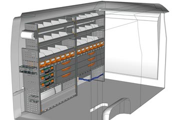 Przykładowa zabudowa do NV400 / Interstar MA 2417 P3