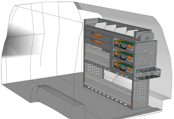 Zabudowie Caddy CA 1211 P4