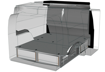 Zabudowa do Caddy Cargo CA 0250 05