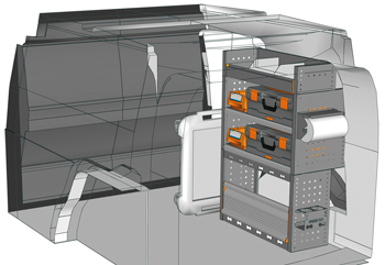 Zabudowie Caddy Cargo CA 0711 M4