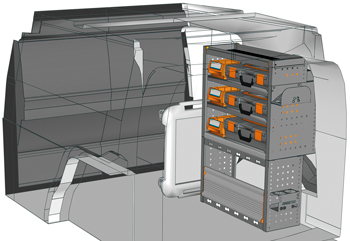 Zabudowie Caddy Cargo CA 0711 M5