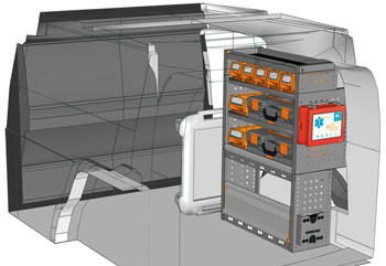 Zabudowie Caddy Cargo CA 0711 M6