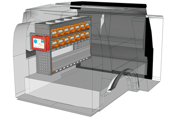 Zabudowa do Caddy Cargo CA 1207 06