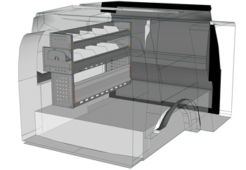 Zabudowa do Caddy Cargo CA 1207 07