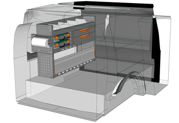 Zabudowa do Caddy Cargo CA 1207 08