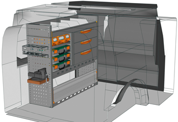 Zabudowie Caddy Cargo CA 1209 15