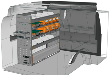 Zabudowie Caddy Cargo CA 1209 17
