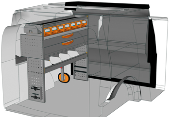 Zabudowie Caddy Cargo CA 1209 20