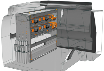 Zabudowie Caddy Cargo CA 1211 M7
