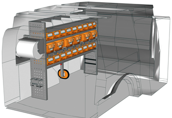 Zabudowie Caddy Cargo CA 1509 20