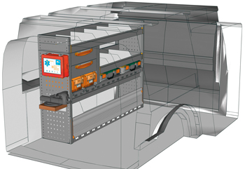 Zabudowie Caddy Cargo CA 1509 21