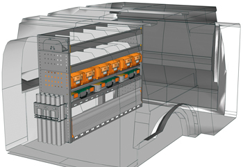 Zabudowie Caddy Cargo CA 1509 22