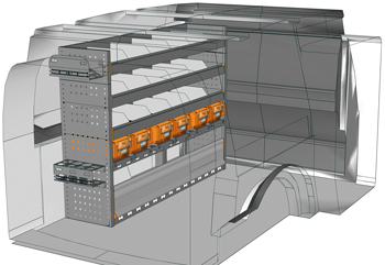 Zabudowie Caddy Cargo CA 1509 23