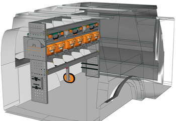 Zabudowie Caddy Cargo CA 1509 24
